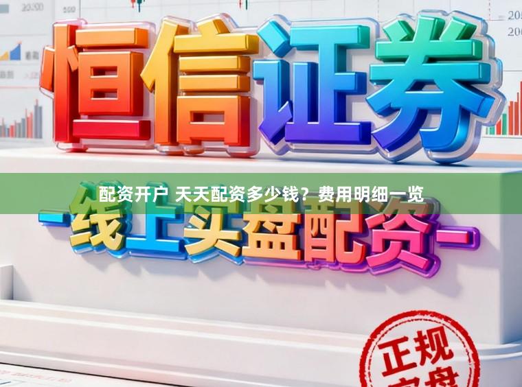 配资开户 天天配资多少钱？费用明细一览