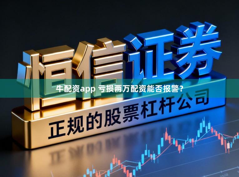 牛配资app 亏损两万配资能否报警？